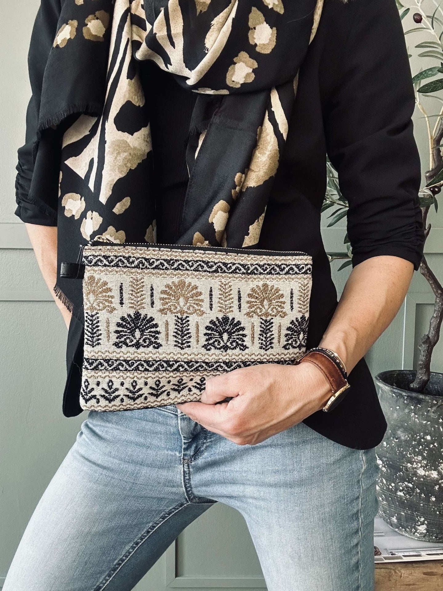 Clutch Beige - VIAMAJA.DK