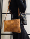 Clutch - Cognac Ruskind - VIAMAJA.DK
