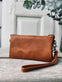 Clutch - FLORA Cognac - VIAMAJA.DK