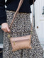 Clutch - Golden Honey 2 taskeremme medfølger - VIAMAJA.DK
