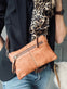 Clutch Hallie - Cognac - VIAMAJA.DK