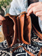 Clutch Jelva Cognac - VIAMAJA.DK