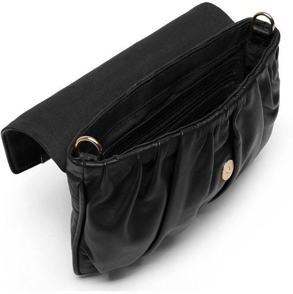 Clutch JULIA – Black / gold - VIAMAJA.DK