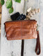 Clutch LAURA - Walnut - VIAMAJA.DK
