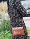 Clutch leather - Dark cognac - VIAMAJA.DK