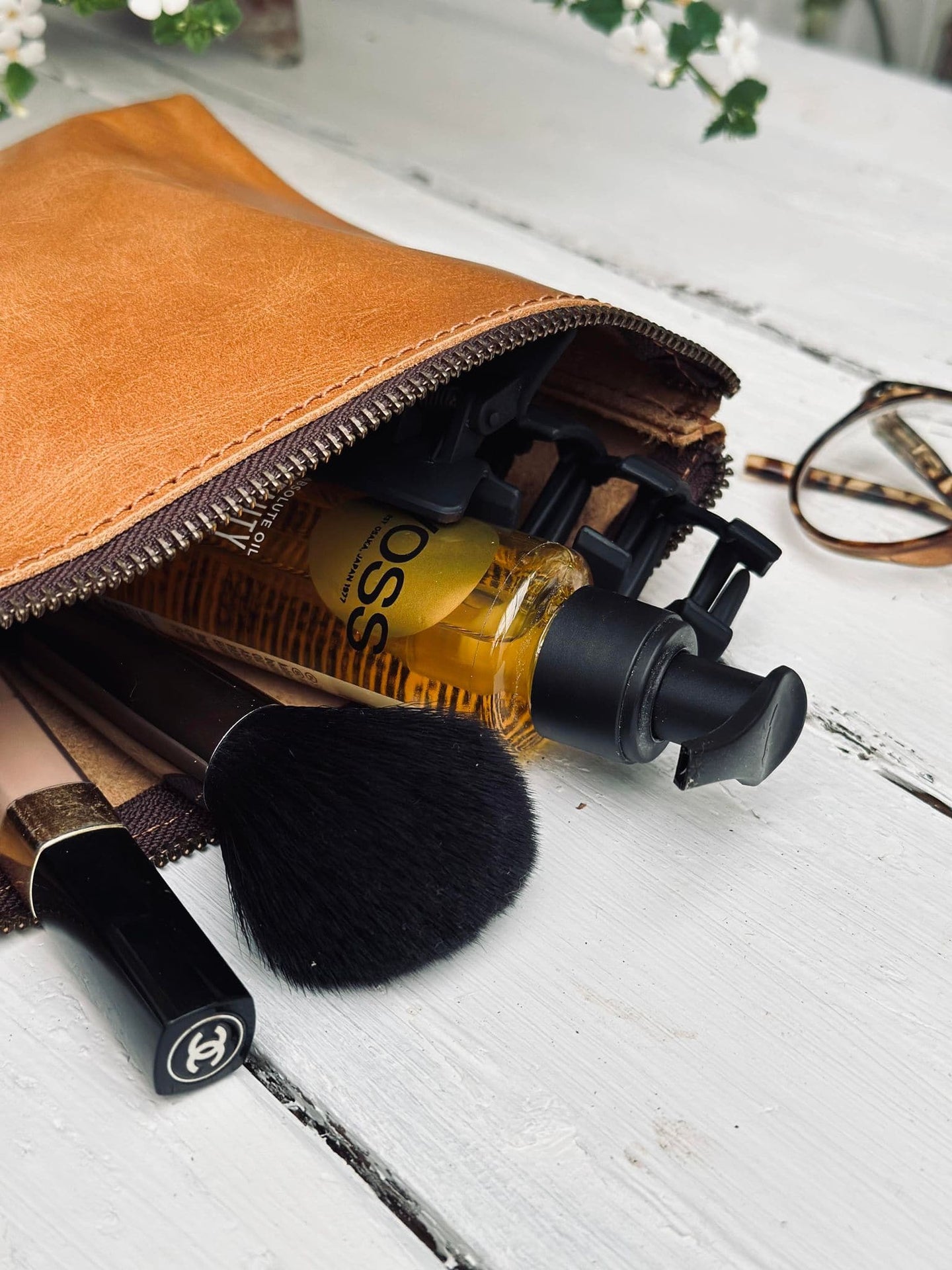 Clutch MIOMIO - Cognac skind - VIAMAJA.DK