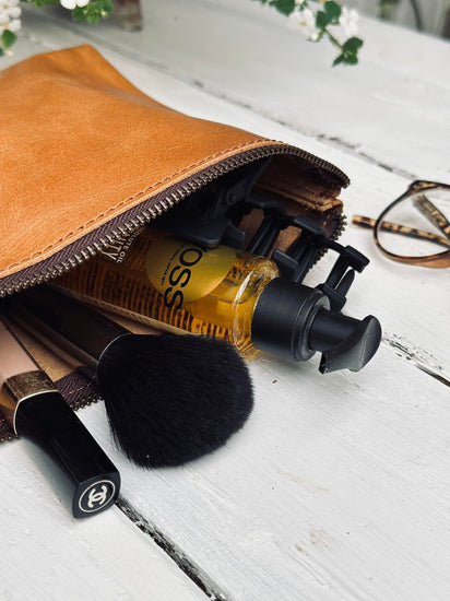 Clutch MIOMIO - Cognac skind - VIAMAJA.DK
