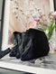 Clutch SALLY Black - Lang taskerem medfølger - VIAMAJA.DK