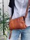 Clutch SALLY Walnut - Lang taskerem medfølger - VIAMAJA.DK