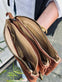 Clutch SALLY Walnut - Lang taskerem medfølger - VIAMAJA.DK