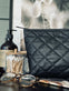 Clutch SOFT LEATHER – Black - VIAMAJA.DK