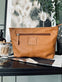 Clutch SOFT LEATHER – Cognac - VIAMAJA.DK