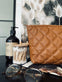 Clutch SOFT LEATHER – Cognac - VIAMAJA.DK