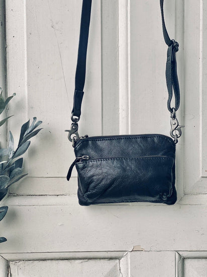 Clutch / taske - BLACK RAW - VIAMAJA.DK