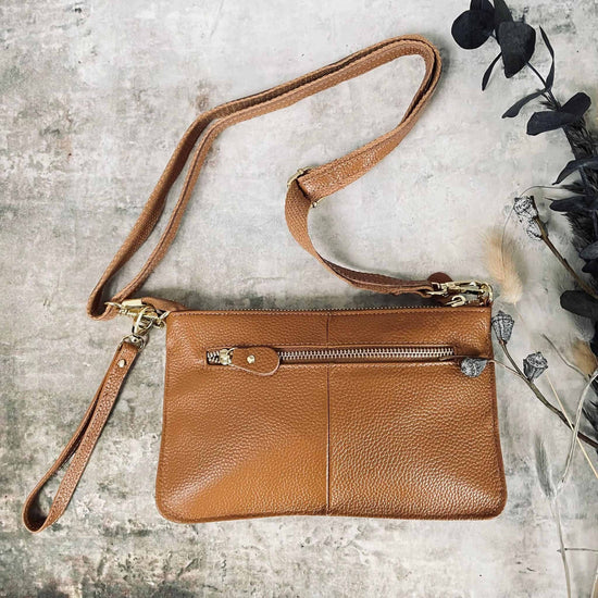 Clutch / taske OFELIA Beige - VIAMAJA.DK