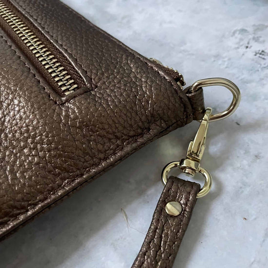 Clutch / taske OFELIA - Bronze - VIAMAJA.DK