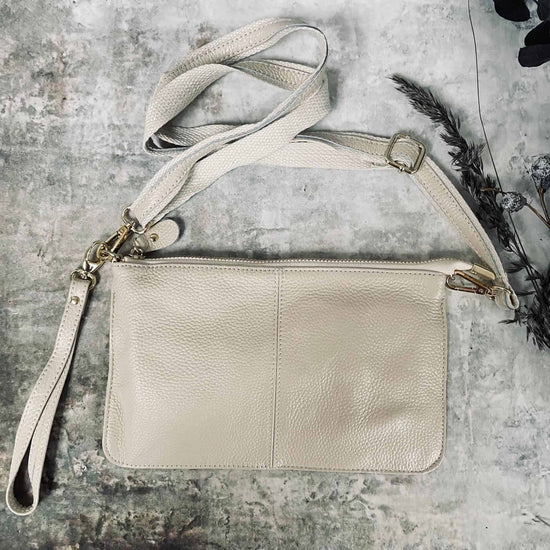Clutch / taske OFELIA off white - VIAMAJA.DK