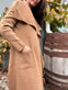 Coat / Cardigan - Camel - VIAMAJA.DK