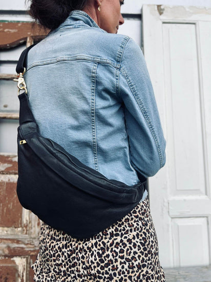 Cool Buffy Bumbag i smørblødt læder - Black - VIAMAJA.DK