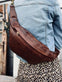 Cool Buffy Bumbag i smørblødt læder - Brandy - VIAMAJA.DK