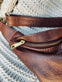 Cool Buffy XL Bumbag i smørblødt læder - Brandy - VIAMAJA.DK