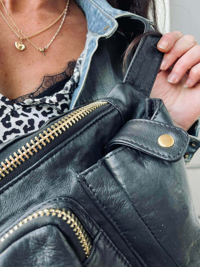 Cool XL bumbag - Black / GOLD - VIAMAJA.DK