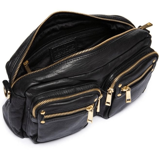Crossbody Black / gold - VIAMAJA.DK
