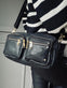 Crossbody Black / gold - VIAMAJA.DK