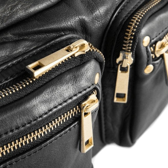 Crossbody Black / gold - VIAMAJA.DK