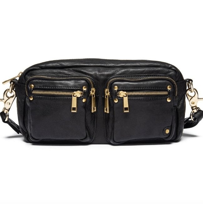 Crossbody Black / gold - VIAMAJA.DK