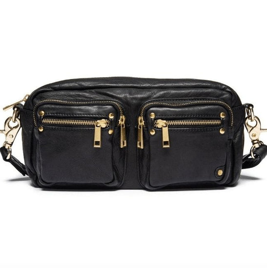 Crossbody Black / gold - VIAMAJA.DK