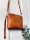 Crossbody clutch ALICE Cognac - Taskerem medfølger - VIAMAJA.DK