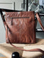 Crossbody Dina dark cognac - VIAMAJA.DK