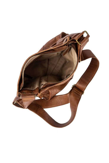 Crossbody DORA walnut - VIAMAJA.DK