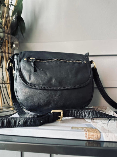 Crossbody Emily Raw Boheme – Black - VIAMAJA.DK