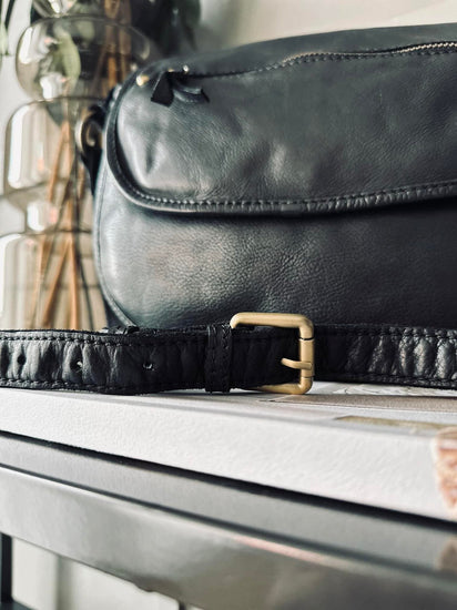 Crossbody Emily Raw Boheme – Black - VIAMAJA.DK