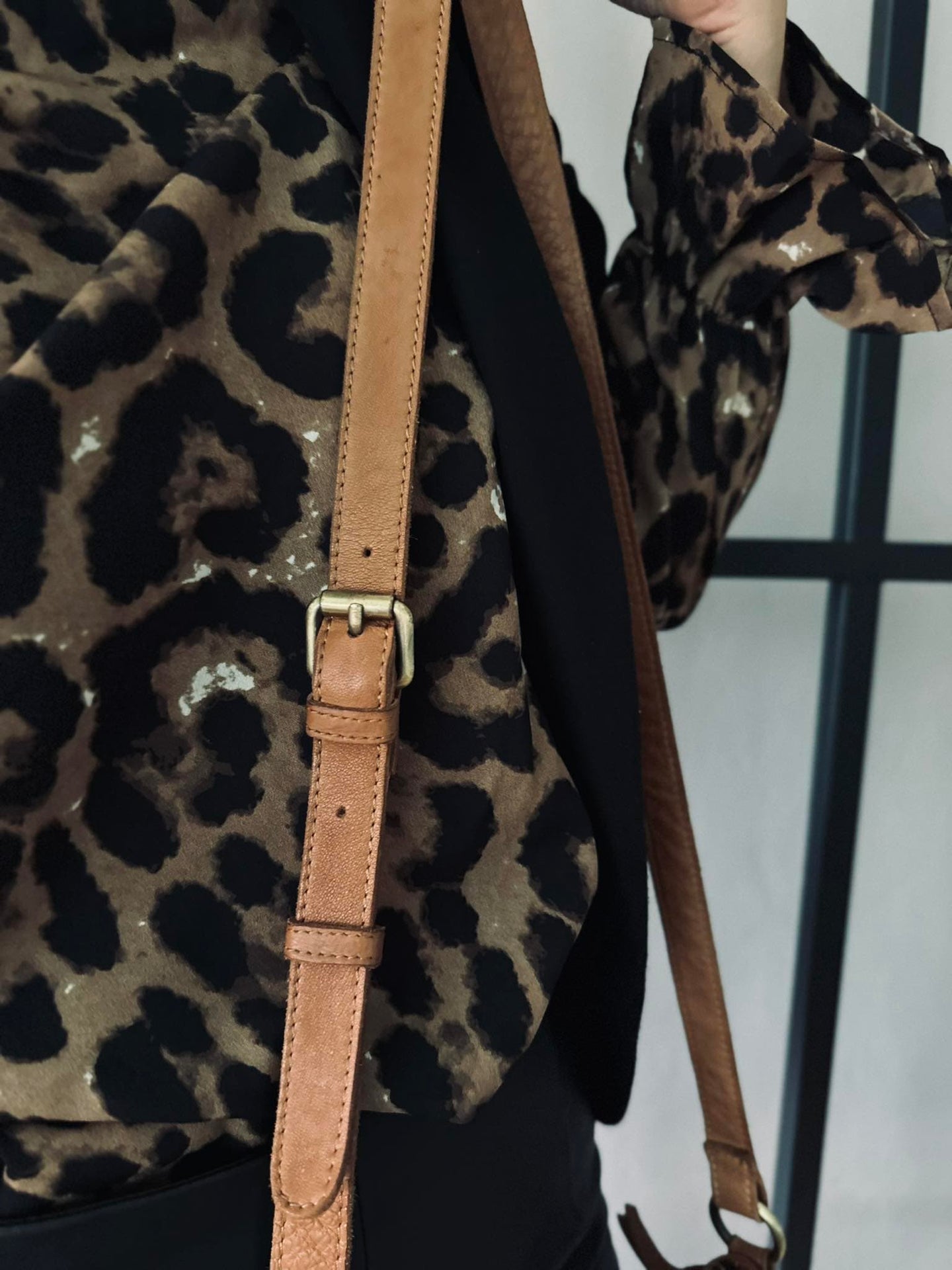 Crossbody Emily Raw Boheme – Cognac - VIAMAJA