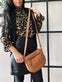 Crossbody Emily Raw Boheme – Cognac - VIAMAJA