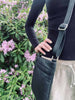 Crossbody GRY - Svart ultramyk kalveskinn