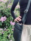 Crossbody GRY - Sort ultra blødt kalveskind - VIAMAJA.DK