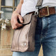Crossbody i blød skindkvalitet - Nordic Brown - VIAMAJA.DK