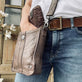 Crossbody i blød skindkvalitet - Nordic Brown - VIAMAJA.DK