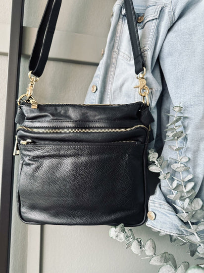 Crossbody Jenna Big – Black - VIAMAJA.DK