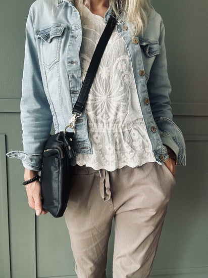 Crossbody Jenna Big – Black - VIAMAJA.DK