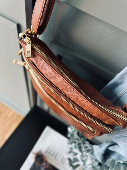 Crossbody Jenna Big – Walnut - VIAMAJA.DK