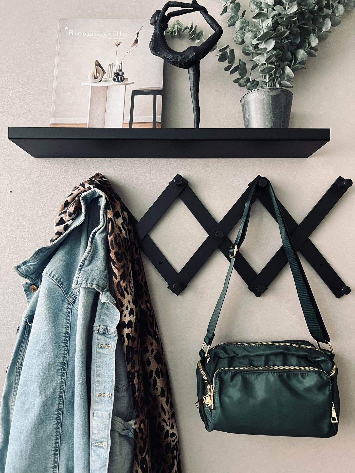 Crossbody - Kaki Nylon - VIAMAJA.DK