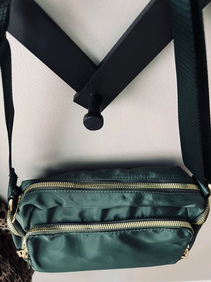 Crossbody - Kaki Nylon - VIAMAJA.DK