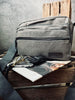 Crossbody kanvas grå unisex