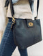 Crossbody Lux Big black / messing - VIAMAJA.DK