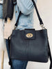 Crossbody Lux Big svart / messing